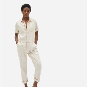 Everlane White Jumpsuit